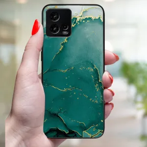 MY ART Ochranný kryt pre Motorola Moto G72 GREEN MARBLE (145)