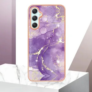 IMD MARBLE Ochranný kryt pre Samsung Galaxy A25 5G PURPLE