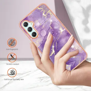 IMD MARBLE Ochranný kryt pre Samsung Galaxy A25 5G PURPLE