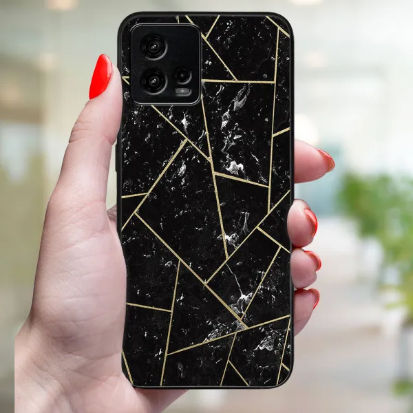 MY ART Ochranný kryt pre Motorola Moto G72 POLYGONAL (150)