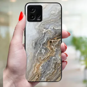 MY ART Ochranný kryt pre Motorola Moto G72 BEIGE (151)