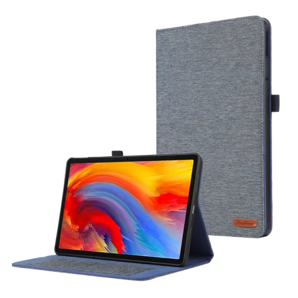 FABRIC Zaklápací kryt pre Lenovo Tab Plus 11.5 modrý