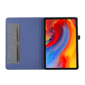 FABRIC Zaklápací kryt pre Lenovo Tab Plus 11.5 modrý