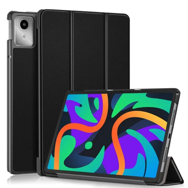 LEATHER Zaklápací kryt pre Lenovo Tab M11 / K11 čierny