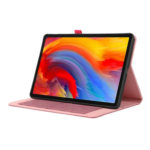 FABRIC Zaklápací kryt pre Lenovo Tab Plus 11.5 ružový