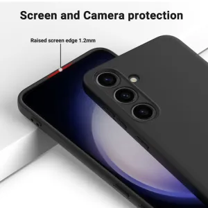 RUBBER Ochranný kryt pre Samsung Galaxy S24 Plus 5G čierny