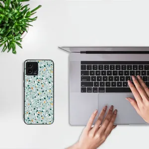 MY ART Ochranný kryt pre Motorola Moto G72 BLUE TERRAZZO (164)
