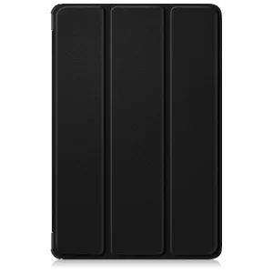 LEATHER Zaklápací kryt pre Lenovo Tab M11 / K11 čierny