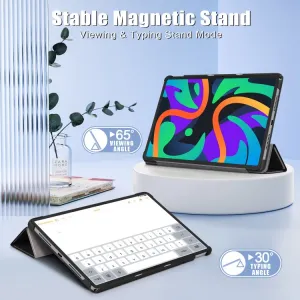 LEATHER Zaklápací kryt pre Lenovo Tab M11 / K11 čierny