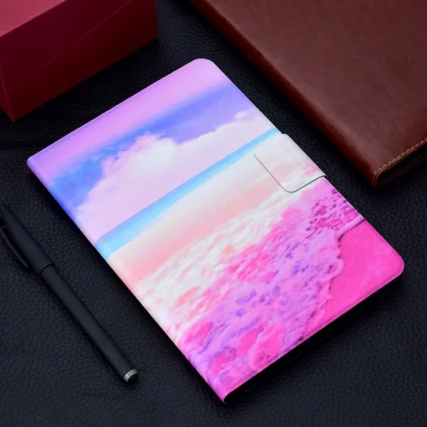 ART Zaklápacie puzdro pre Lenovo Tab P12 PINK BEACH