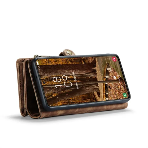 WALLET Ochranný kryt s peňaženkou 2v1 pre Samsung Galaxy S24 5G hnedý