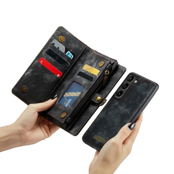 WALLET Ochranný kryt s peňaženkou 2v1 pre Samsung Galaxy S24 5G čierny