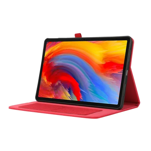 FABRIC Zaklápací kryt pre Lenovo Tab Plus 11.5 červený
