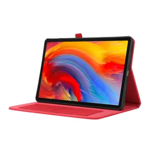 FABRIC Zaklápací kryt pre Lenovo Tab Plus 11.5 červený