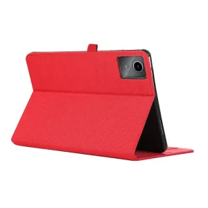 FABRIC Zaklápací kryt pre Lenovo Tab Plus 11.5 červený