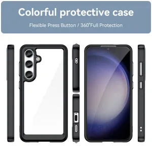 CRYSTAL Ochranný kryt pre Samsung Galaxy S24 5G čierny