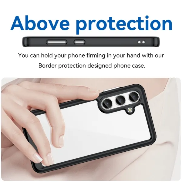 CRYSTAL Ochranný kryt pre Samsung Galaxy S24 5G čierny