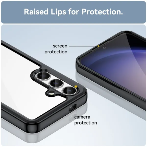 CRYSTAL Ochranný kryt pre Samsung Galaxy S24 5G čierny