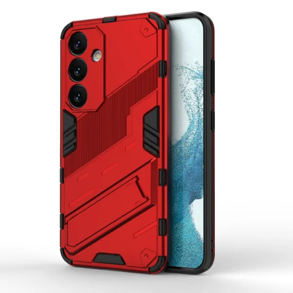 BIB Ochranný kryt pre  Samsung Galaxy S24 5G červený