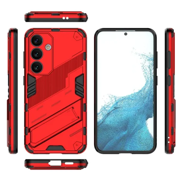 BIB Ochranný kryt pre  Samsung Galaxy S24 5G červený