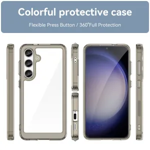 CRYSTAL Ochranný kryt pre Samsung Galaxy S24 5G šedý