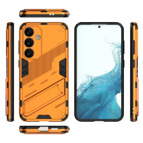 BIB Ochranný kryt pre  Samsung Galaxy S24 5G oranžový