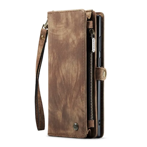 WALLET Ochranný kryt s peňaženkou 2v1 pre Samsung Galaxy S24 Ultra 5G hnedý
