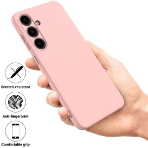 RUBBER Ochranný kryt pre Samsung Galaxy S24 Plus 5G ružový