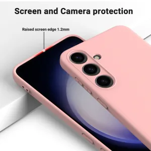 RUBBER Ochranný kryt pre Samsung Galaxy S24 Plus 5G ružový