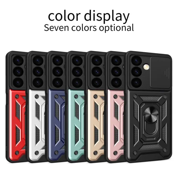 RING CAMERA Kryt s držiakom pre Samsung Galaxy S24 5G čierny