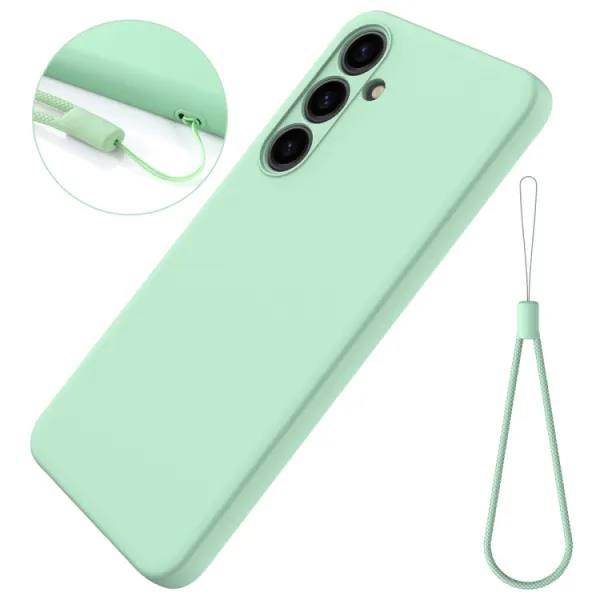 RUBBER Ochranný kryt pre Samsung Galaxy S24 Plus 5G zelený