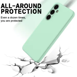 RUBBER Ochranný kryt pre Samsung Galaxy S24 Plus 5G zelený
