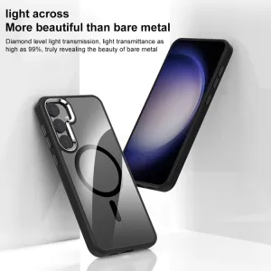 TRANSPARENT MAGSAFE Kryt pre Samsung Galaxy S24 Plus 5G modrý