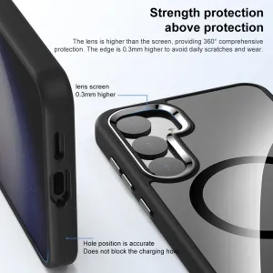 TRANSPARENT MAGSAFE Kryt pre Samsung Galaxy S24 Plus 5G modrý