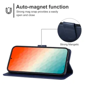 SMOOTH Peňaženkové puzdro pre Samsung Galaxy S24 Plus 5G modré