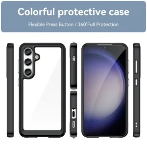 CRYSTAL Ochranný kryt pre Samsung Galaxy S24 Plus 5G čierny