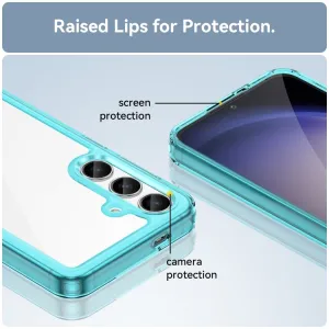 CRYSTAL Ochranný kryt pre Samsung Galaxy S24 Plus 5G tyrkysový