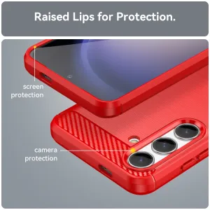 FLEXI TPU Ochranný kryt Samsung Galaxy S24 5G červený