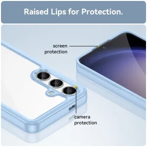 CRYSTAL Ochranný kryt pre Samsung Galaxy S24 Plus 5G modrý