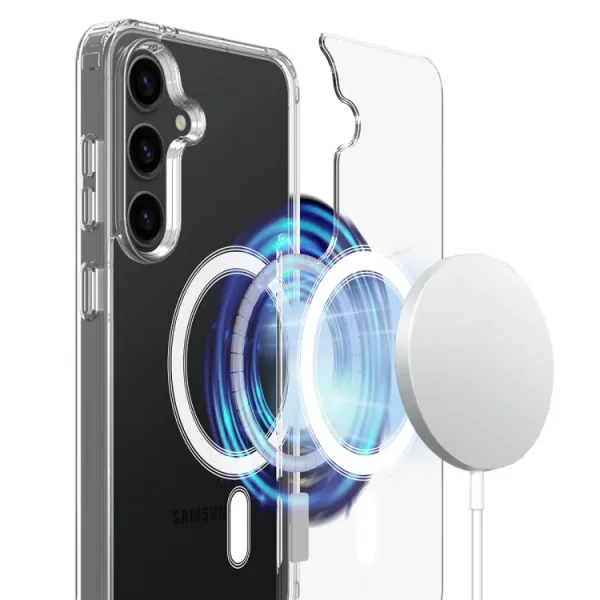 TRANSPARENT MAGSAFE Kryt pre Samsung Galaxy S24 Plus 5G priehľadný
