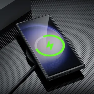 LEATHER MAGSAFE Ochranný kryt pre Samsung Galaxy S24 Plus 5G šedý