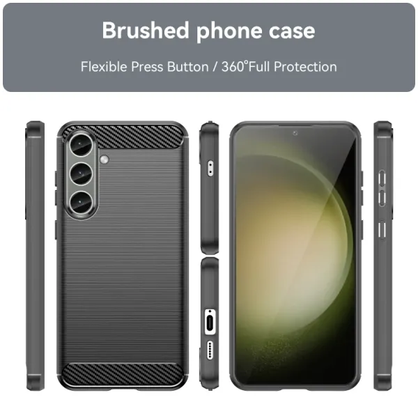 FLEXI TPU Ochranný kryt Samsung Galaxy S24 Plus 5G čierny