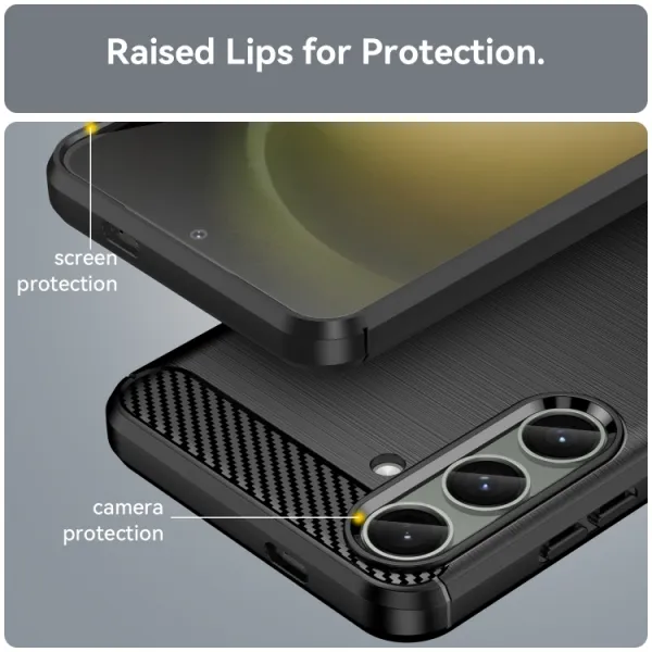 FLEXI TPU Ochranný kryt Samsung Galaxy S24 Plus 5G čierny