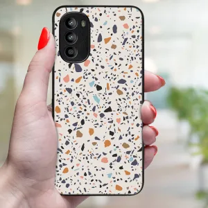MY ART Ochranný obal pre Motorola Moto G62 5G  BEIGE TERRAZZO (162)