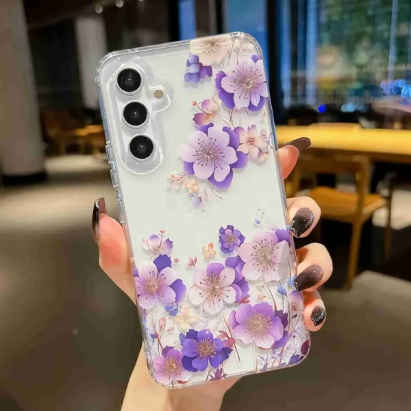 BLOOM Ochranný kryt pre Samsung Galaxy S24 Plus 5G PURPLE