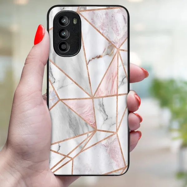 MY ART Ochranný obal pre Motorola Moto G62 5G PINK MARBLE (143)