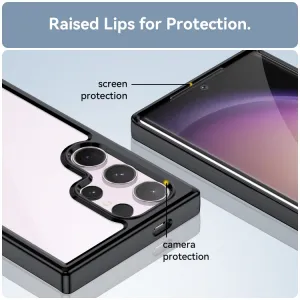 CRYSTAL Ochranný kryt pre Samsung Galaxy S24 Ultra 5G čierny
