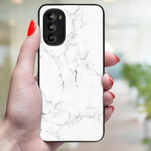 MY ART Ochranný obal pre Motorola Moto G62 5G WHITE MARBLE (144)