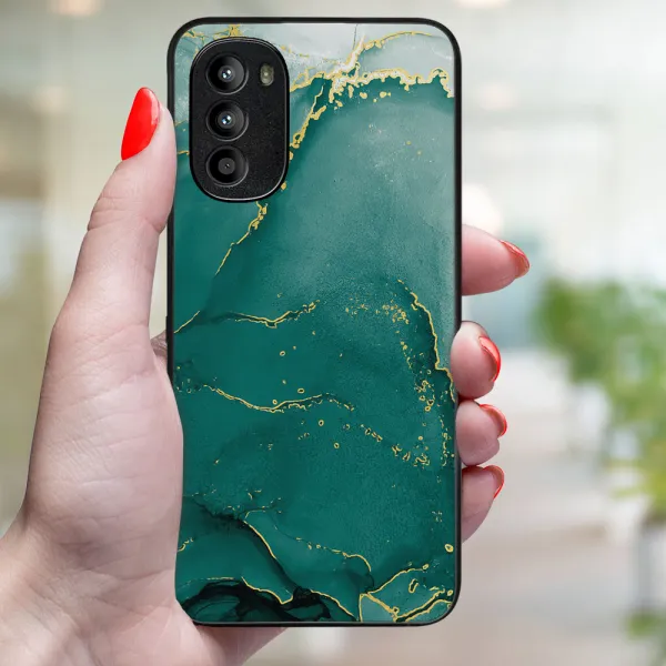 MY ART Ochranný obal pre Motorola Moto G62 5G GREEN MARBLE (145)