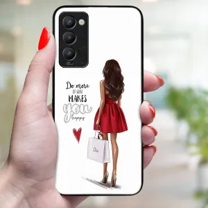 MY ART Ochranný obal pre Tecno Camon 18  RED DRESS (137)